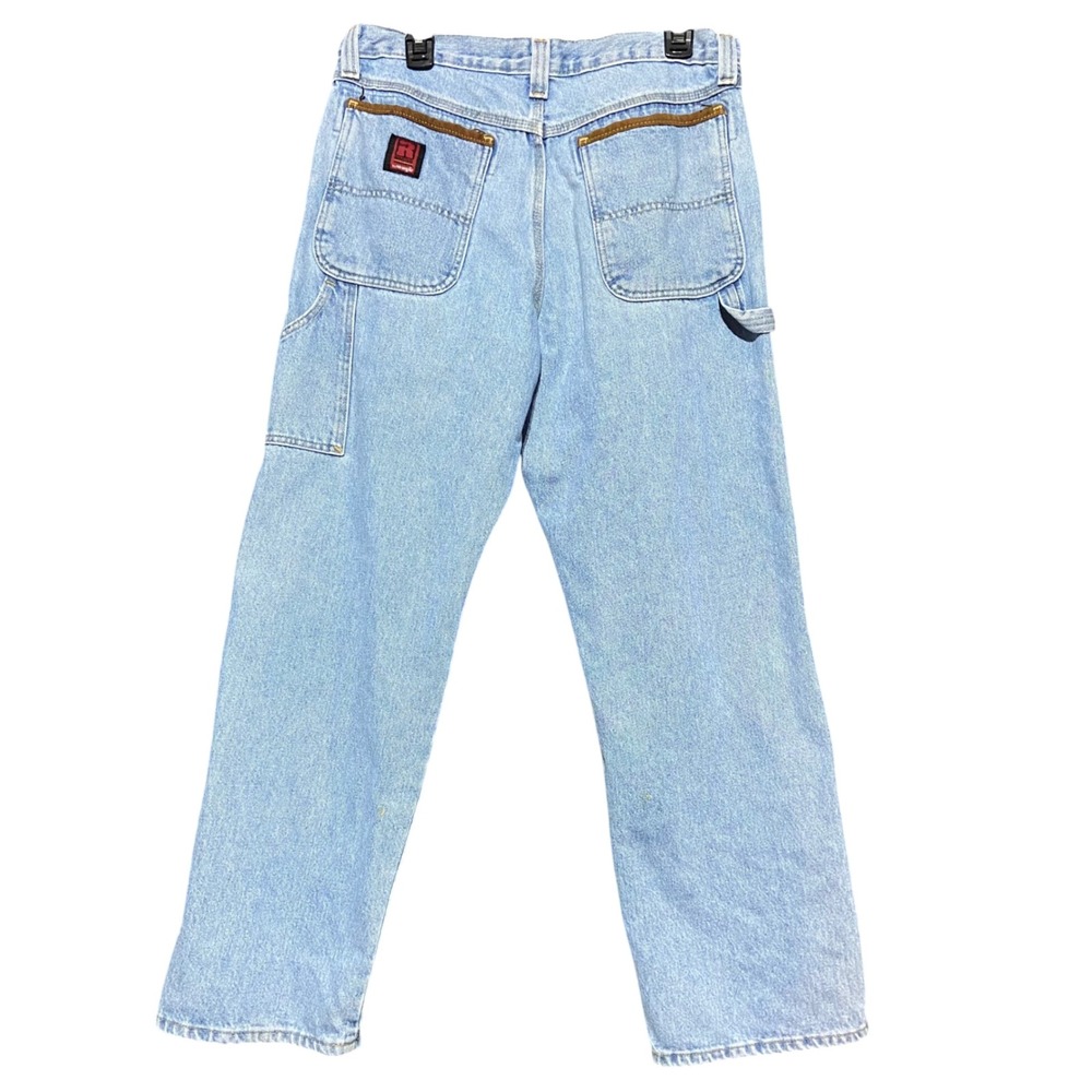 Rugged Wear by Wrangler DuraShield Denim Carpenter Jeans‎ Light Wash Men's 33x30